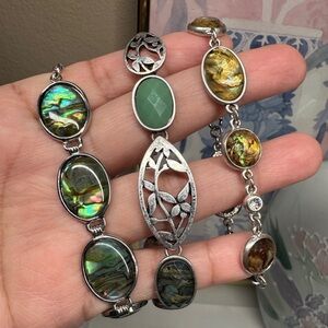 Abalone bracelet bundle